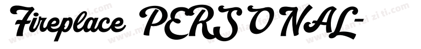 Fireplace PERSONAL字体转换